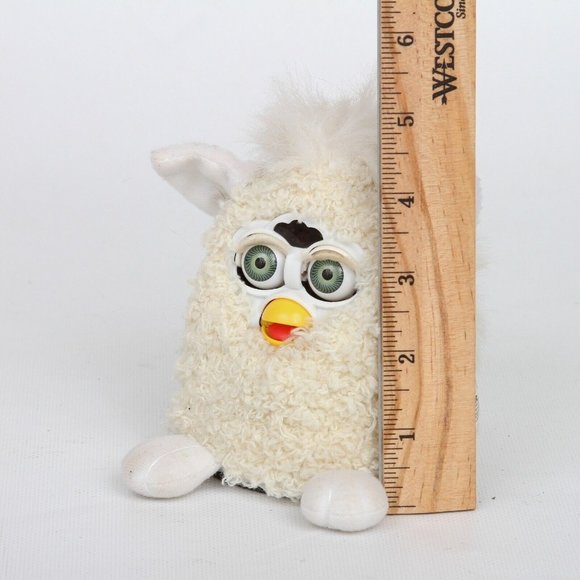 Vintage Original Furby Babies Cream Curly Sheep Tiger Electronics Model 70-940 - Picture 6 of 6
